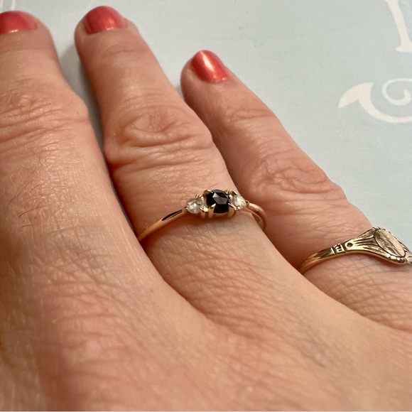 Gorgeous Catbird black diamond Slumberous Light ring - Picture 3 of 4